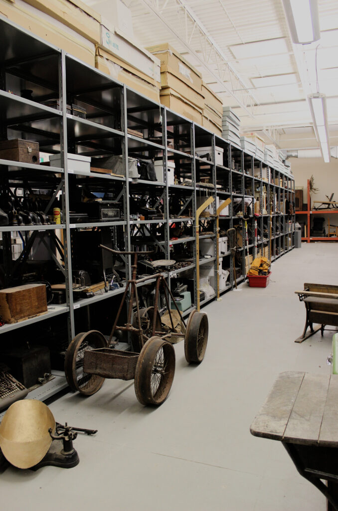 A look at the collection storage room