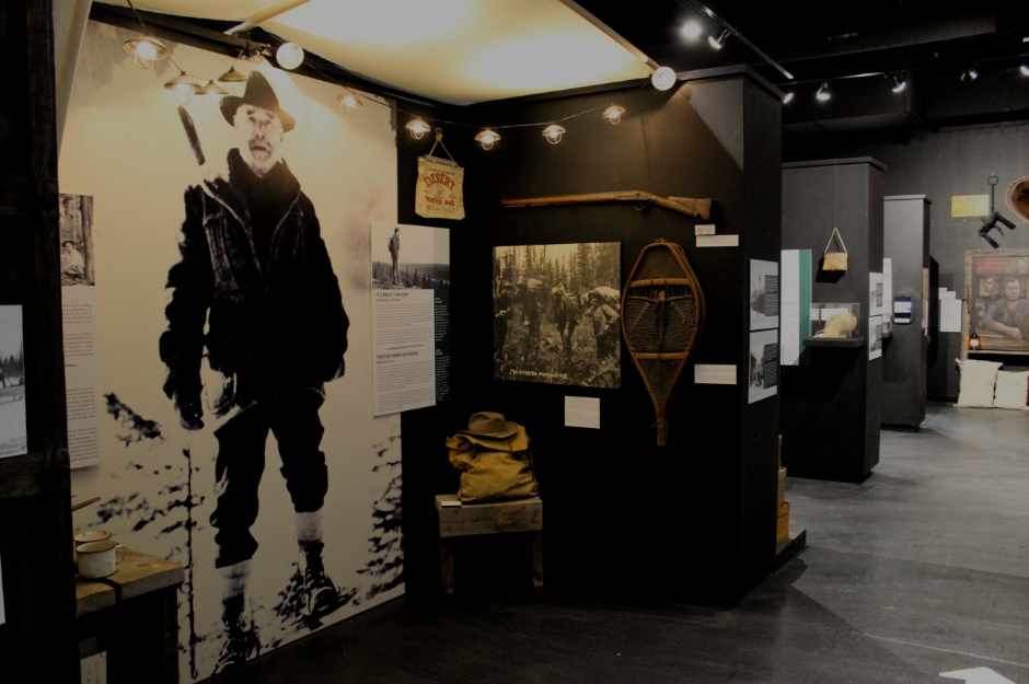 Exhibit displays at Timmins Museum